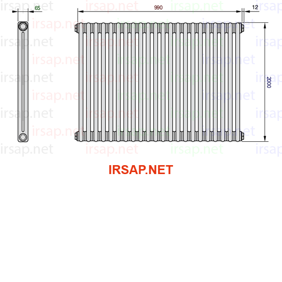 Радиатор IRSAP Tesi 22000/22 T12 CL 01